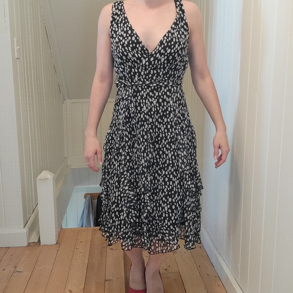 Midi dress black and white sixe M - Picture 10 of 12